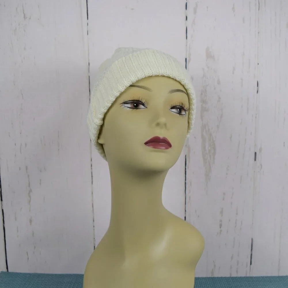 NWT Joie Macia Beanie Ribbed Pom Hat Wool Blend Unisex
